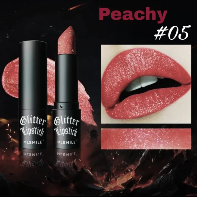 ML SMILE Waterproof Glitter Lipstick